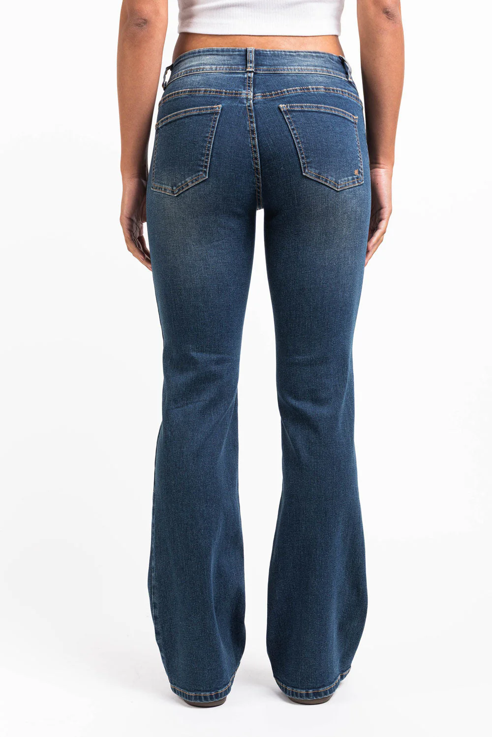 Celine 01Low Bootcut Jeans - Vintage Blue - Image 4