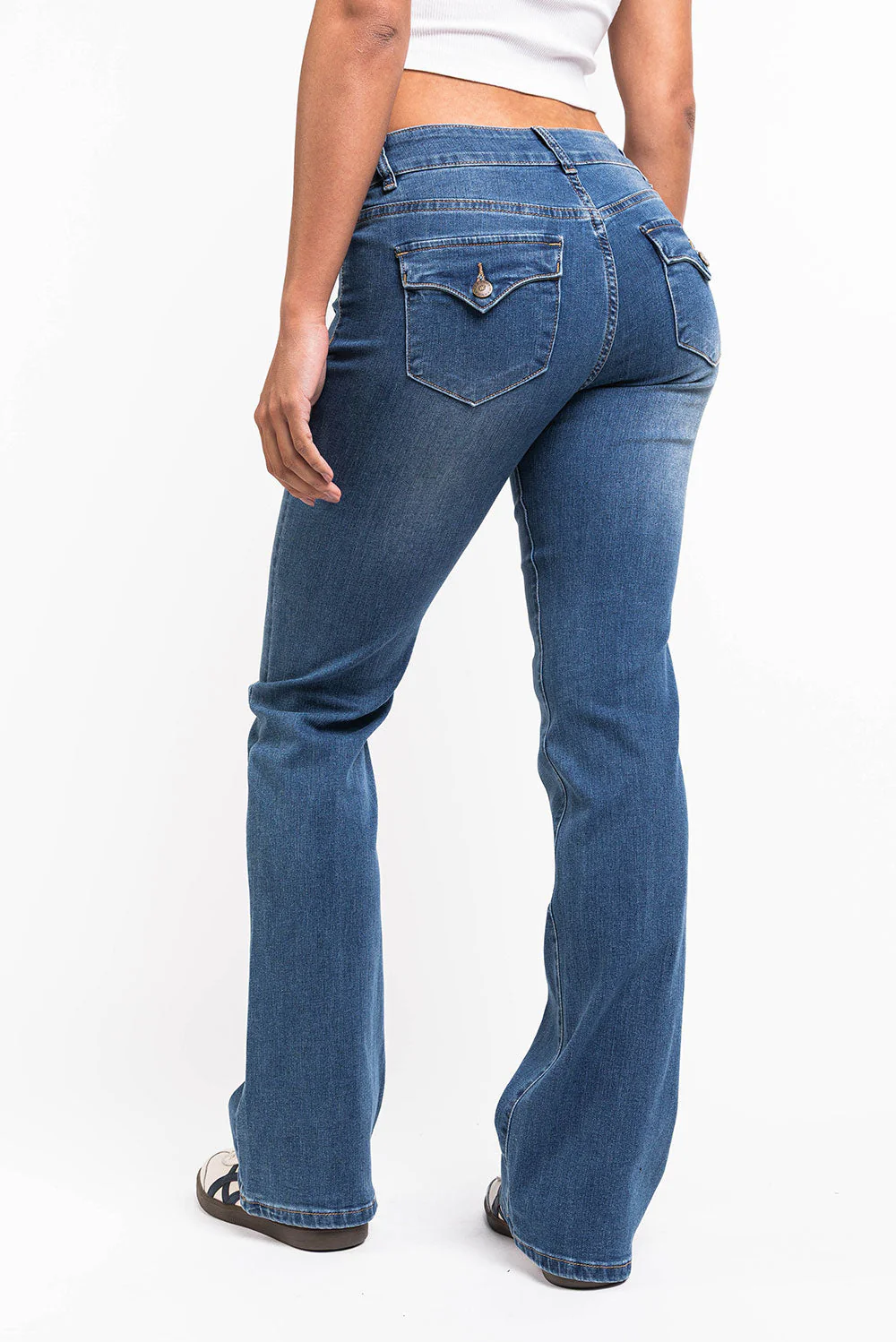 Claire 01Low Bootcut Jeans - Blue - Image 4