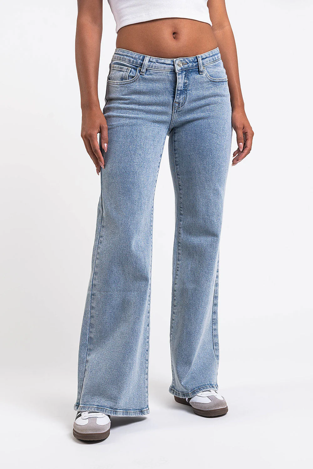 Dina 01Low Vide Jeans - Mid Blue - Image 3
