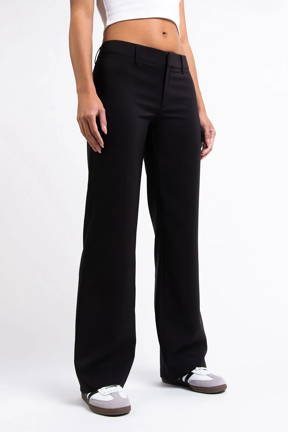 Drew 01Low Rette Dressbukser - Black - Image 4
