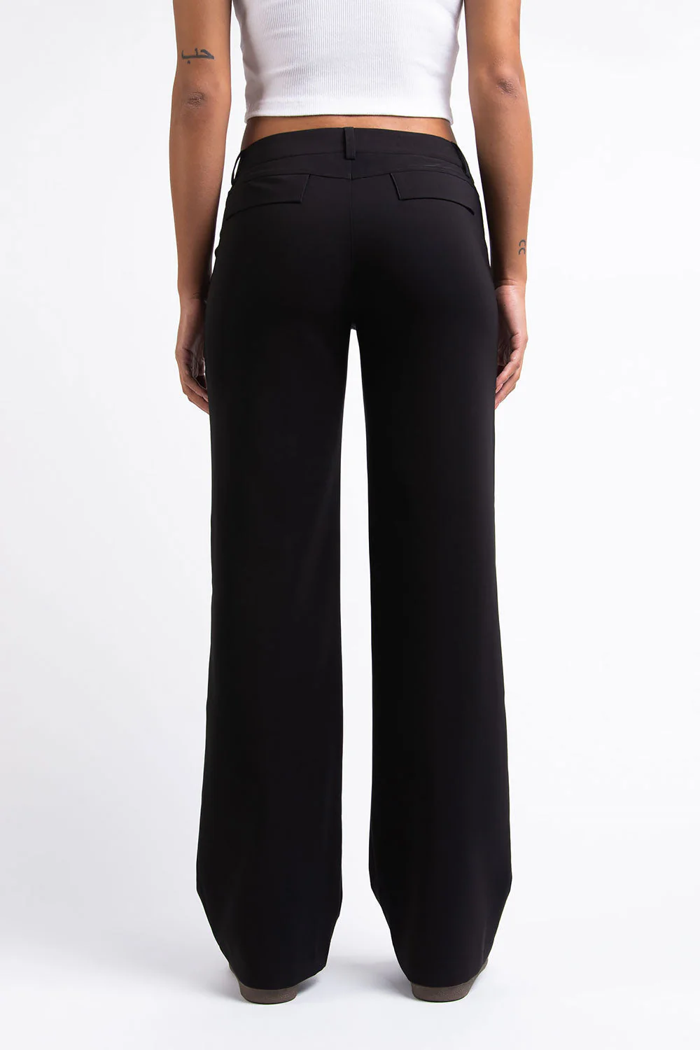 Drew 01Low Rette Dressbukser - Black - Image 6