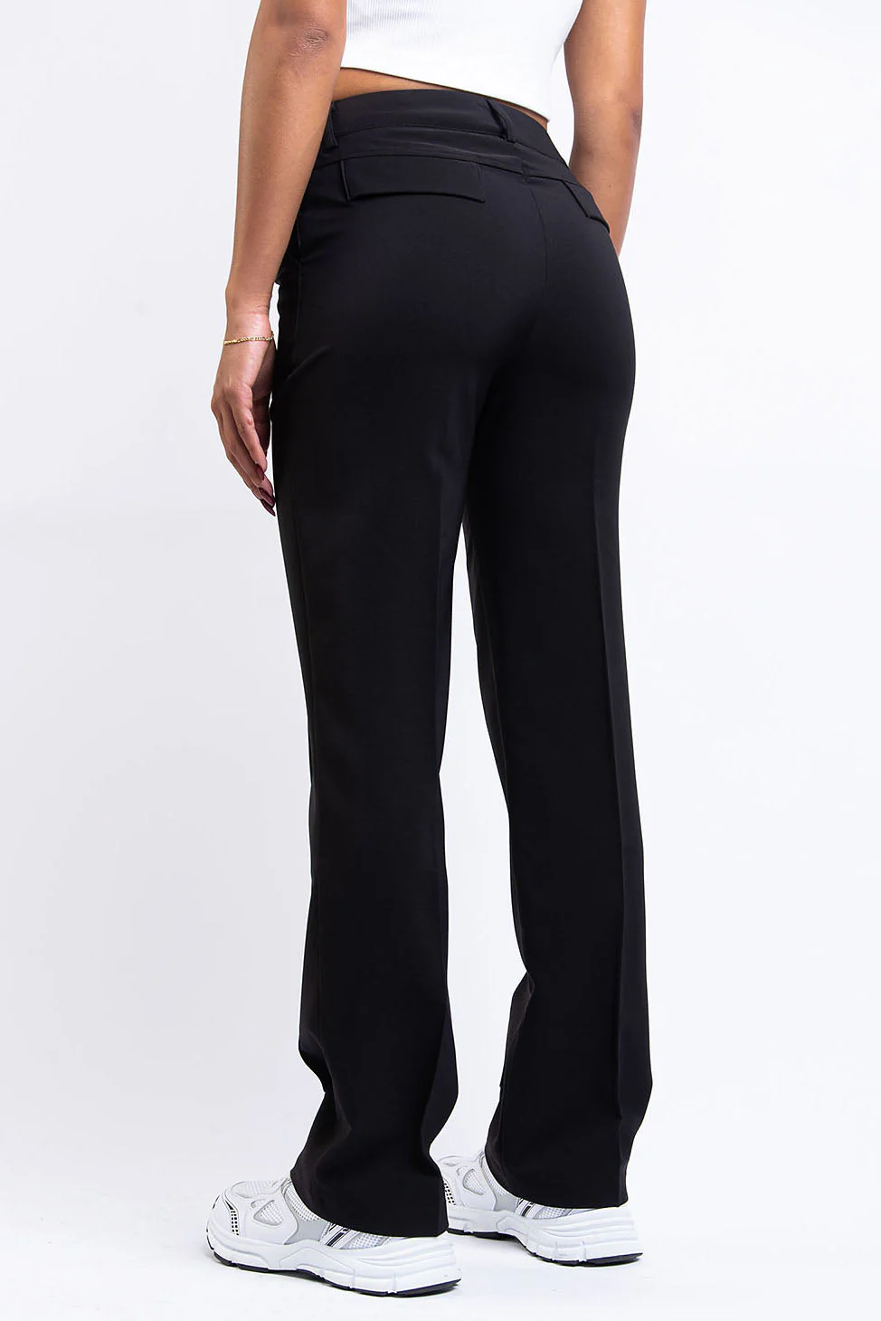 Drew 02Mid Rette Dressbukser - Black - Image 6