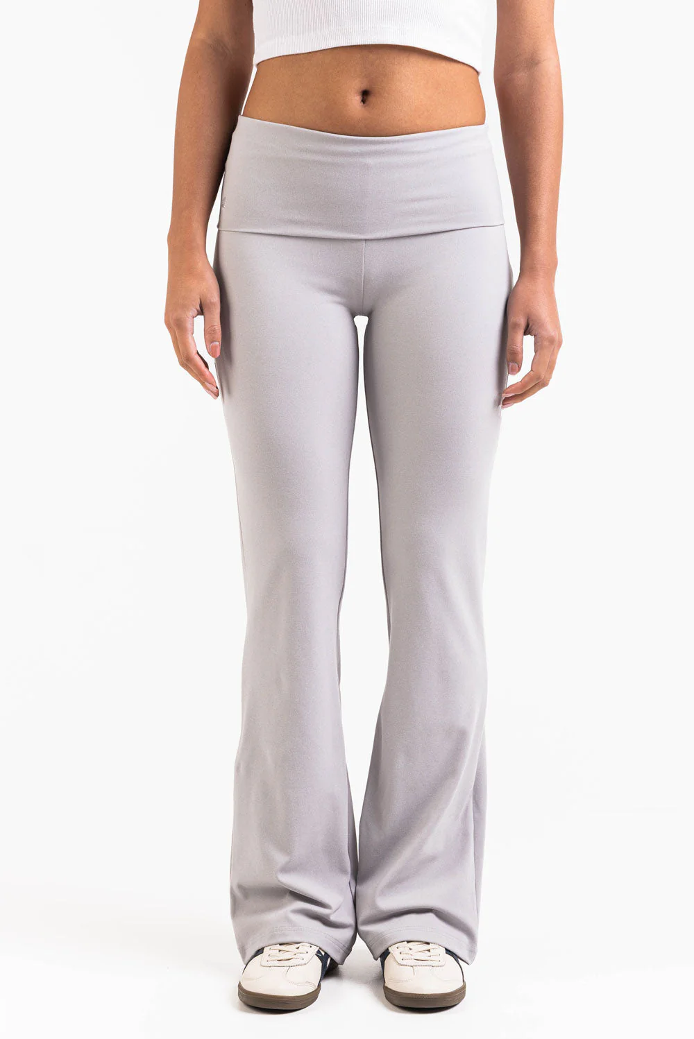 Geri 01High ActiveFlex Bootcut Bukser - Light Grey - Image 4