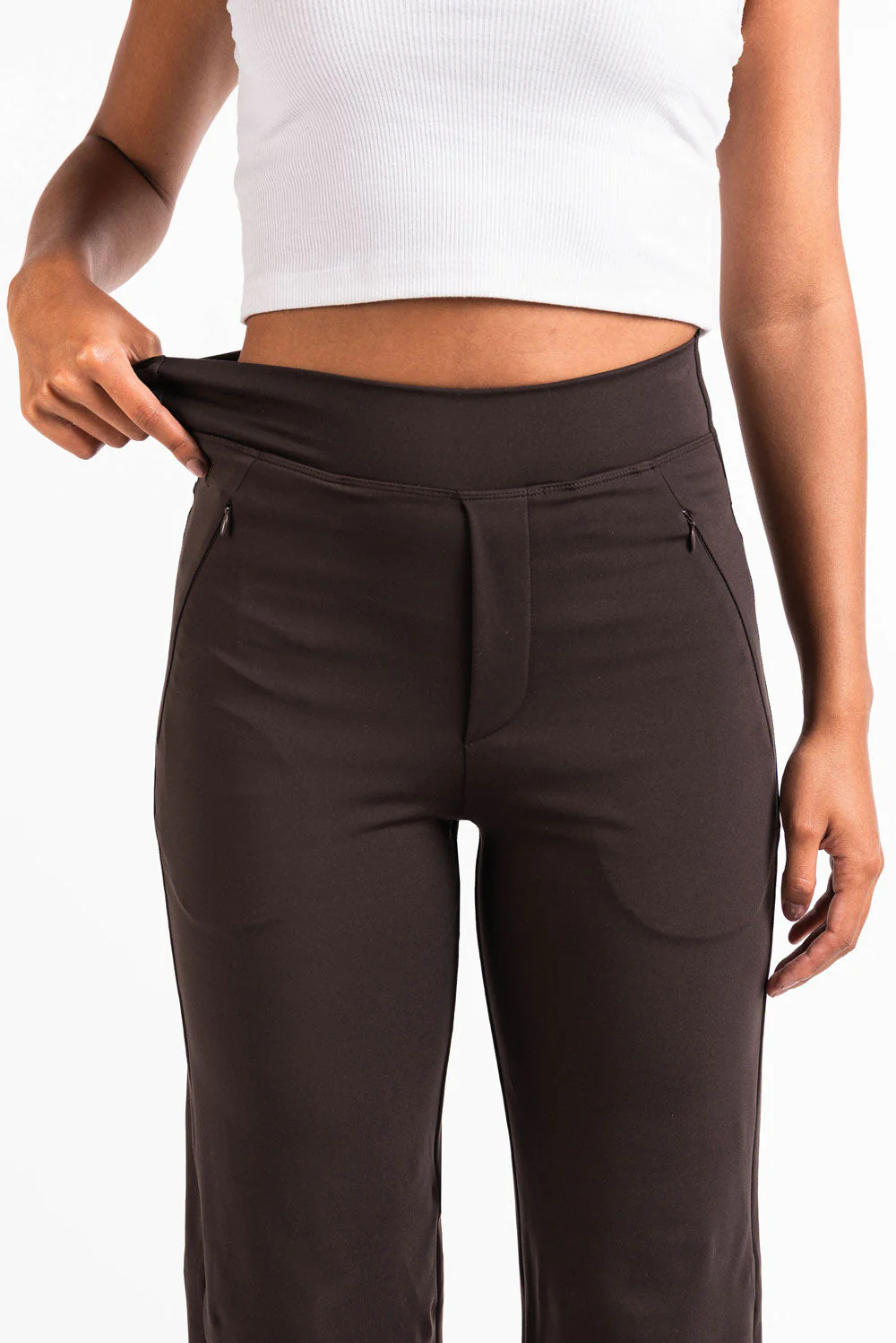 Holly 01High ActiveFlex Rette Bukser - Brown - Image 3