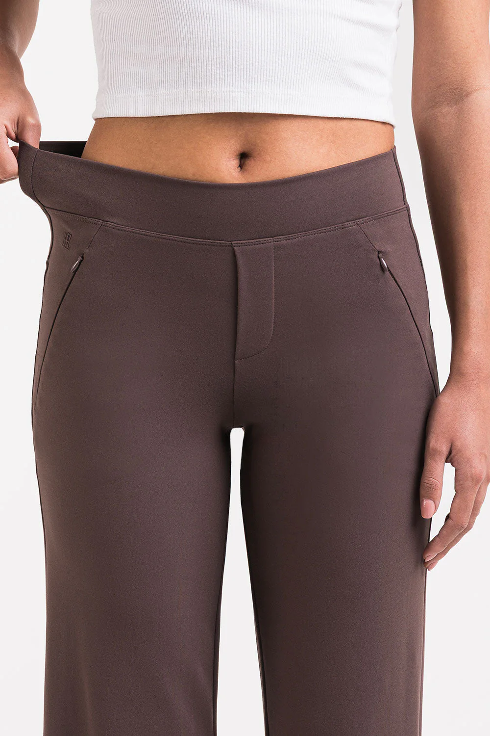 Holly 01Mid ActiveFlex Rette Bukser - Mocca - Image 3