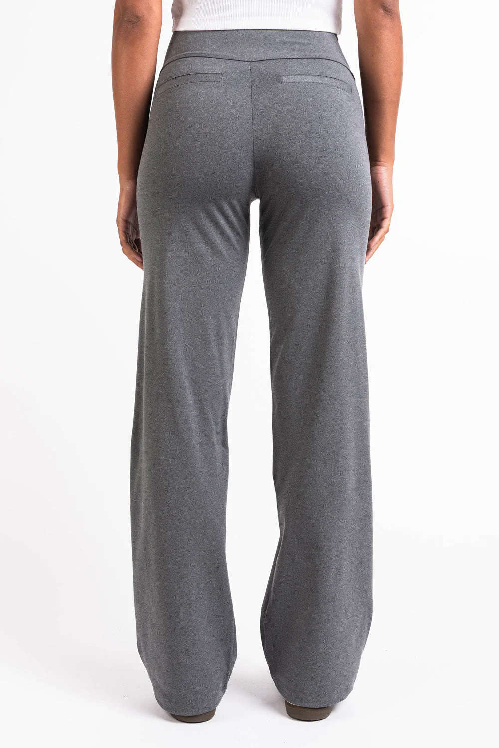 Holly 03High ActiveFlex Rette Bukser - Grey Melange - Image 5