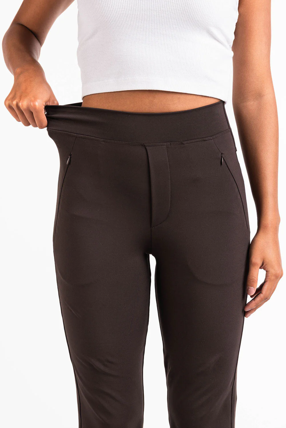 Holly 04High ActiveFlex Bootcut Bukser - Brown - Image 3