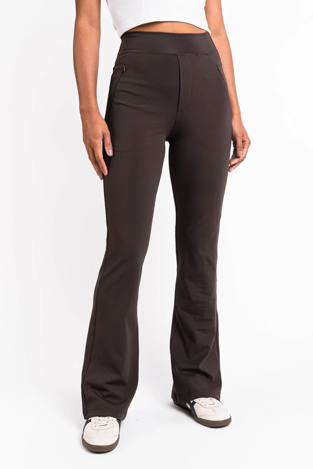 Holly 04High ActiveFlex Bootcut Bukser - Brown - Image 4