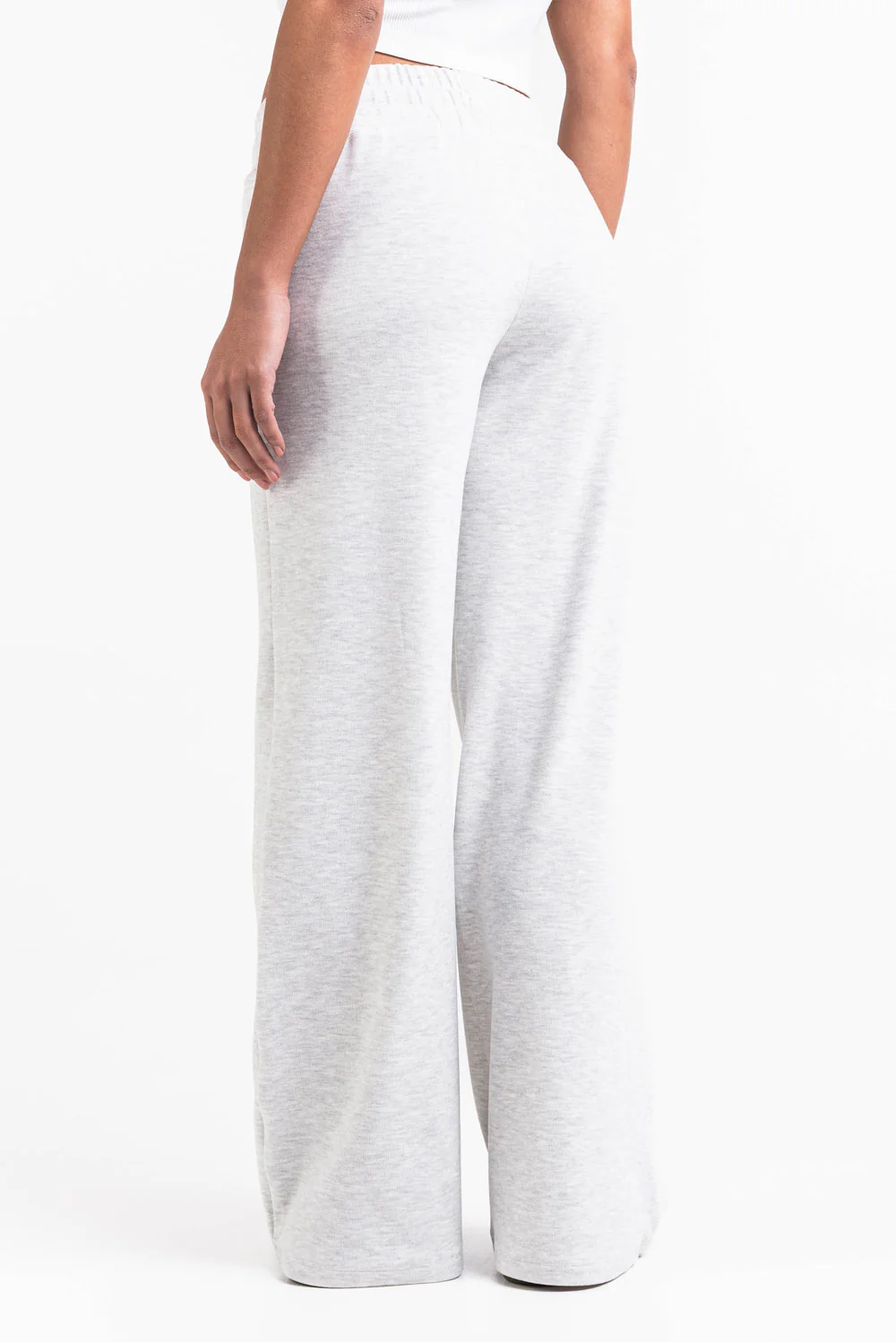 Jade 01Low Vide Loungebukser - Light Grey - Image 8