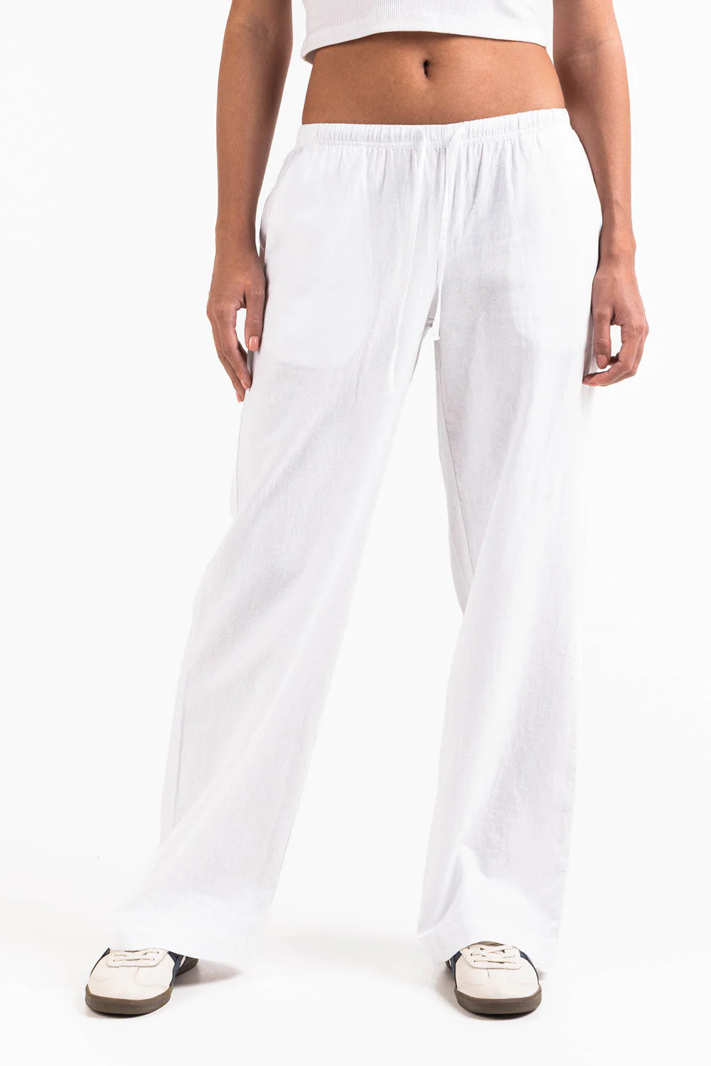 Mel 04Low Rette Linbukser - White - Image 5