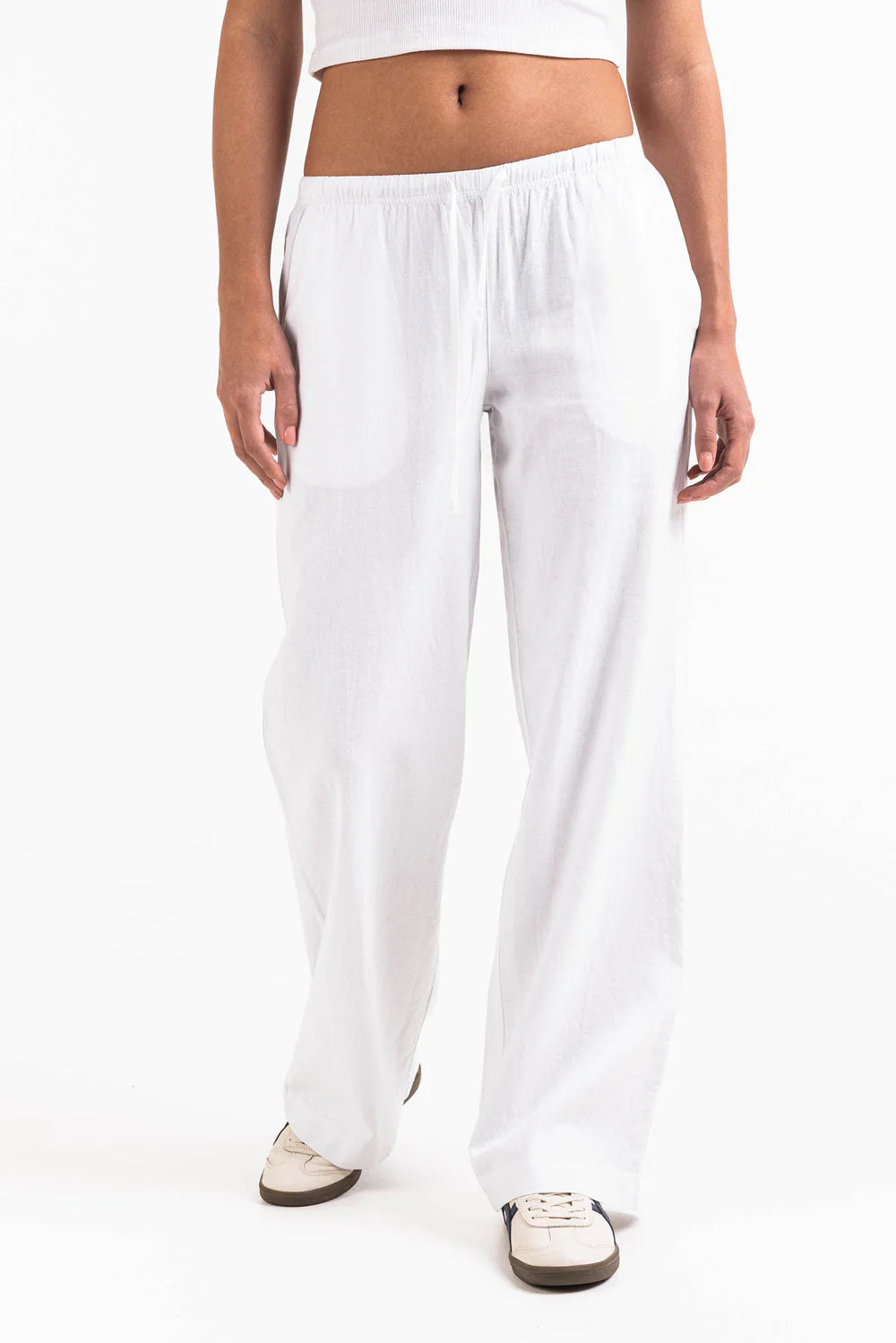Mel 04Low Rette Linbukser - White - Image 7