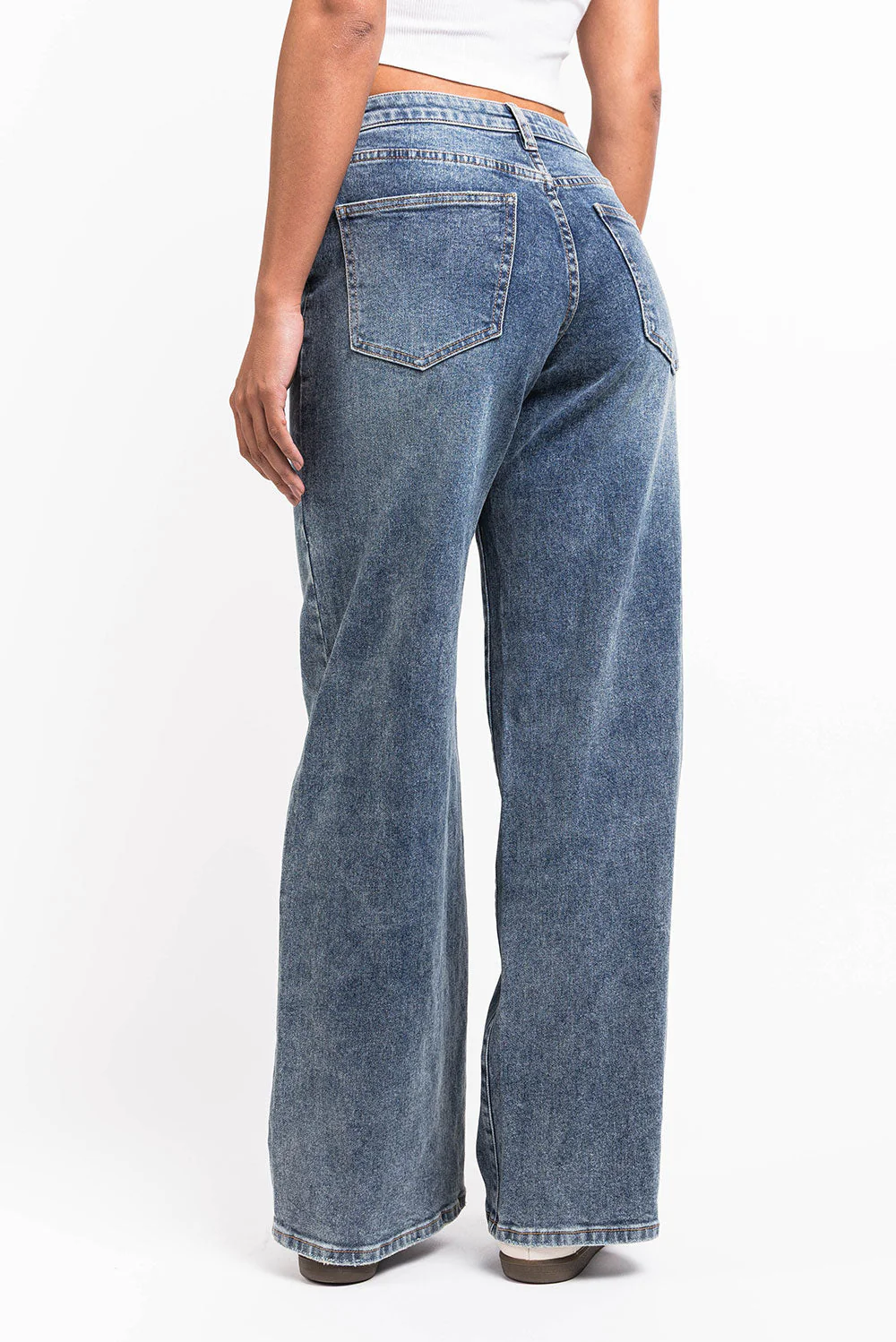 Mikka 03Mid Vide Jeans - Vintage Blue - Image 5