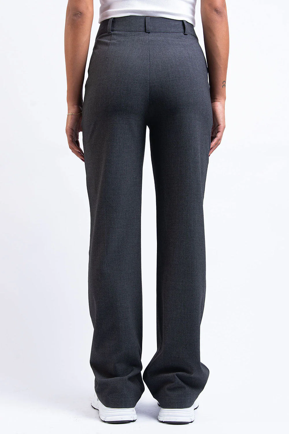 Nova 02High Rette Dressbukser - Dark Grey - Image 5