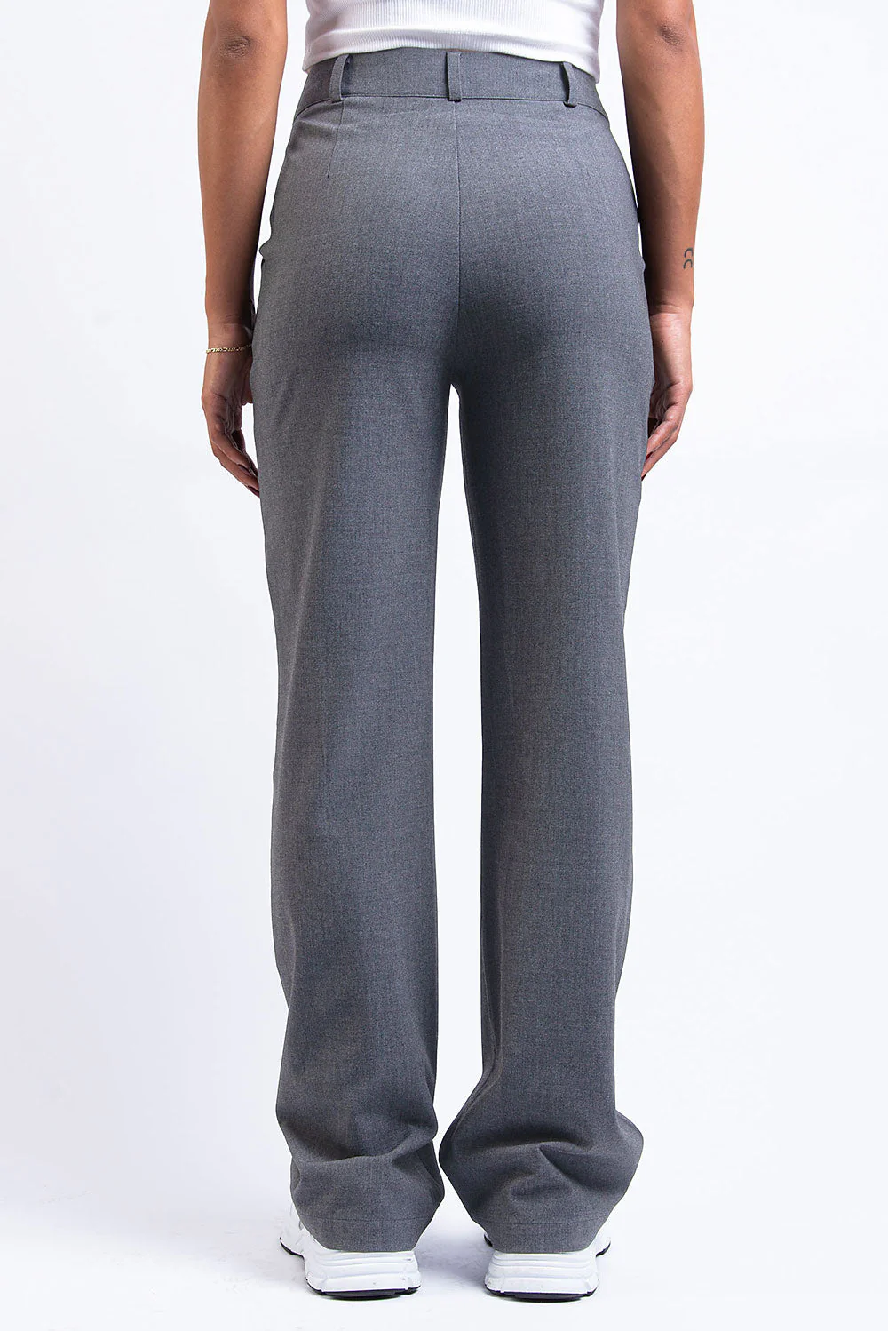 Nova 02High Rette Dressbukser - Grey - Image 5