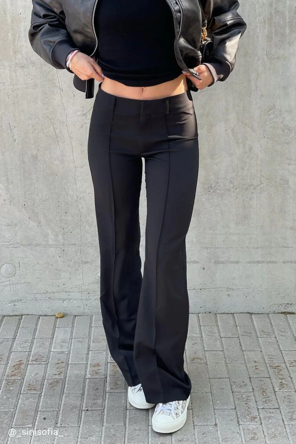 Nova 04Low Rette Dressbukser - Black - Image 3