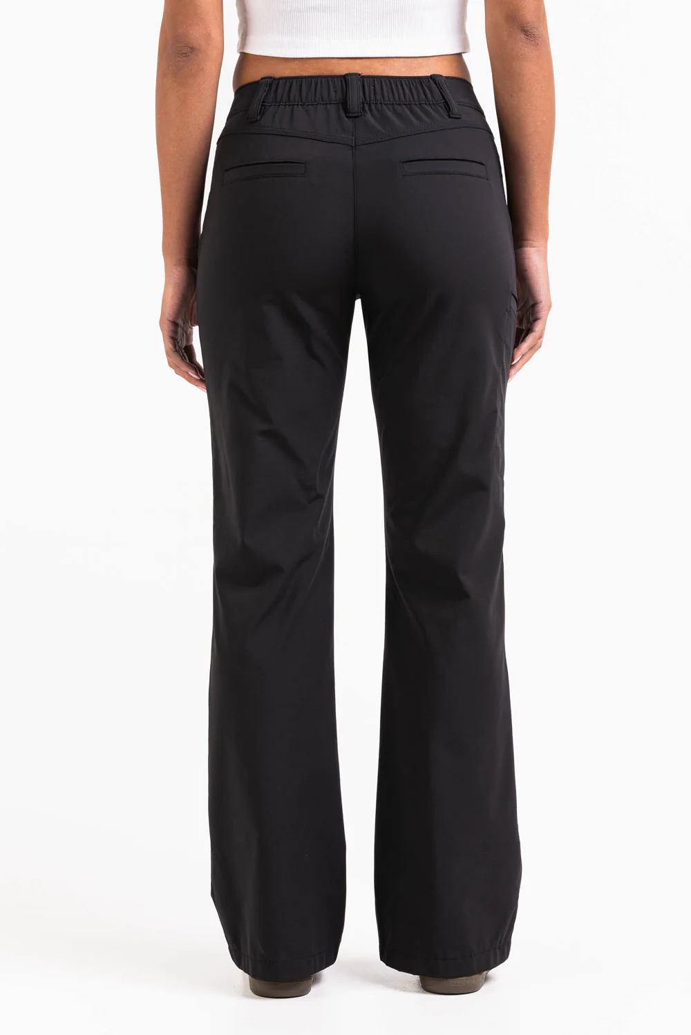 Sierra 01Mid GoUrban Bootcut Bukser - Black - Image 7
