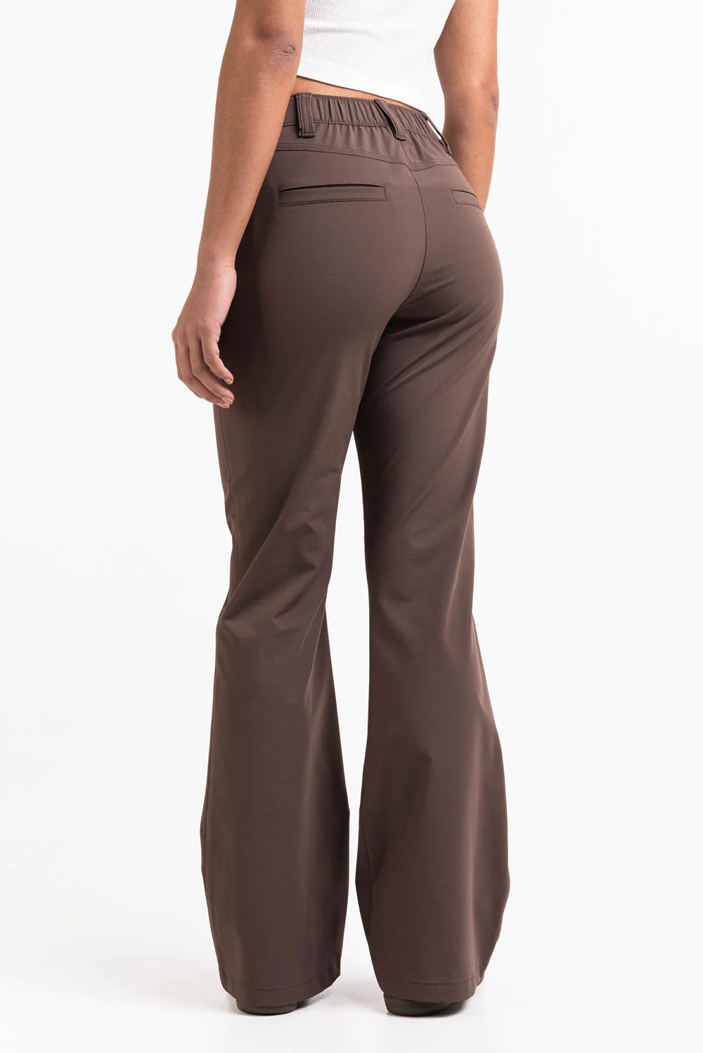 Sierra 01Mid GoUrban Bootcut Bukser - Mocca - Image 7