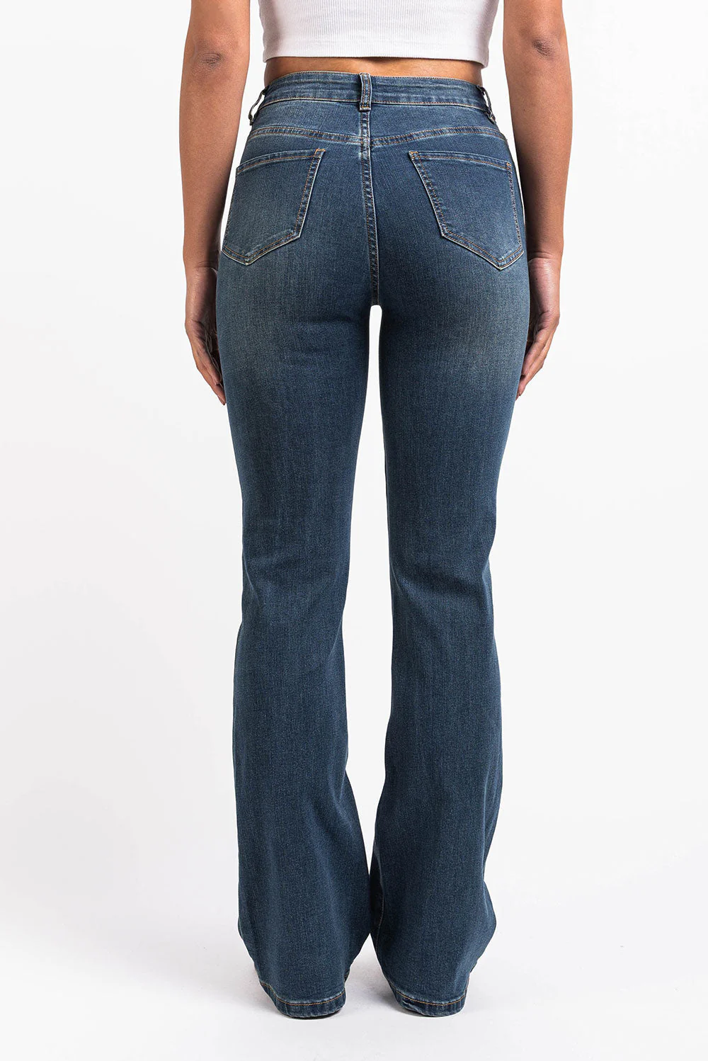 Taylor 02High Bootcut Jeans - Vintage Blue - Image 5